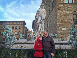 Tavel to Italy - Piazza d. Signoria in Florence